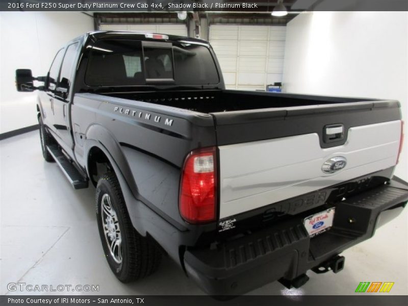 Shadow Black / Platinum Black 2016 Ford F250 Super Duty Platinum Crew Cab 4x4