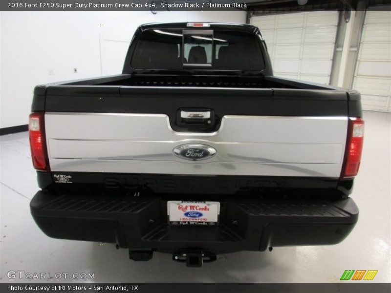 Shadow Black / Platinum Black 2016 Ford F250 Super Duty Platinum Crew Cab 4x4