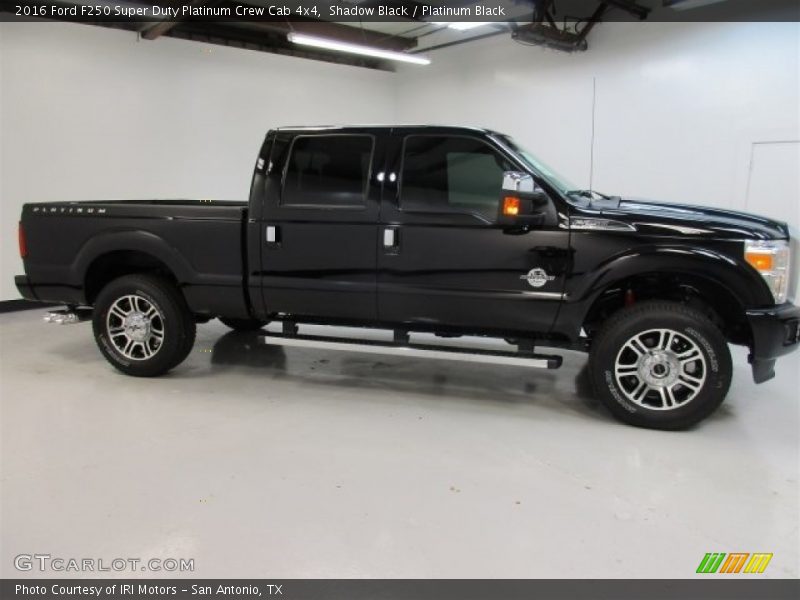 Shadow Black / Platinum Black 2016 Ford F250 Super Duty Platinum Crew Cab 4x4