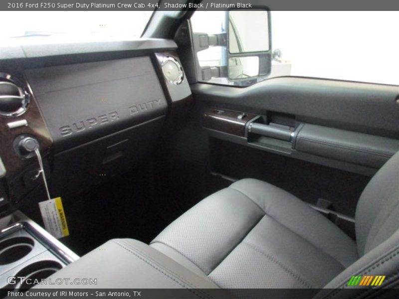 Shadow Black / Platinum Black 2016 Ford F250 Super Duty Platinum Crew Cab 4x4