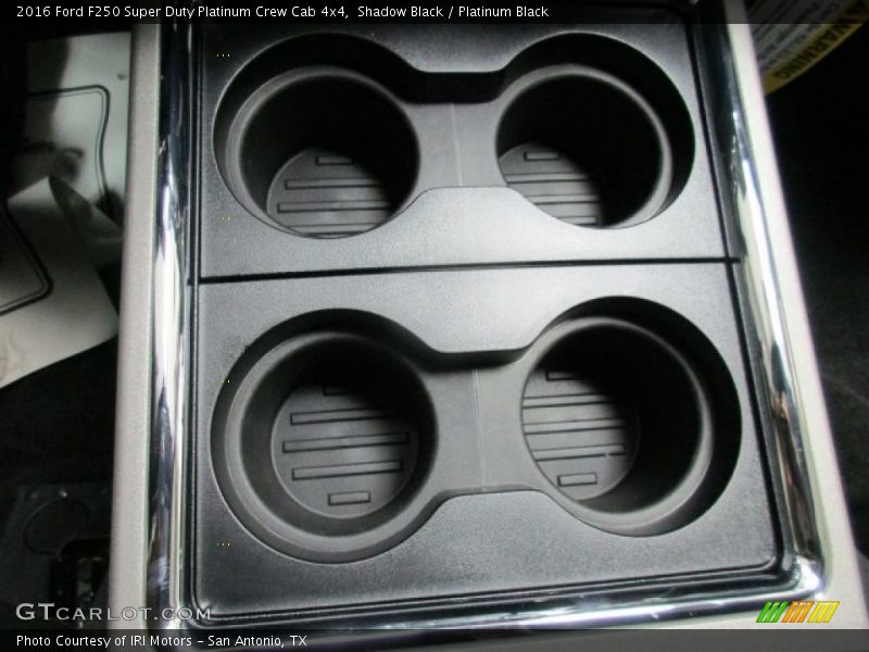 Shadow Black / Platinum Black 2016 Ford F250 Super Duty Platinum Crew Cab 4x4