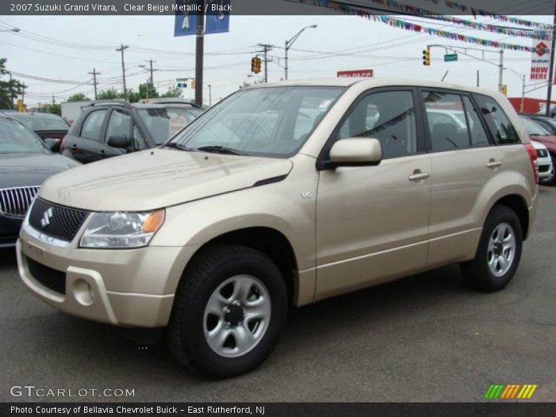 Clear Beige Metallic / Black 2007 Suzuki Grand Vitara