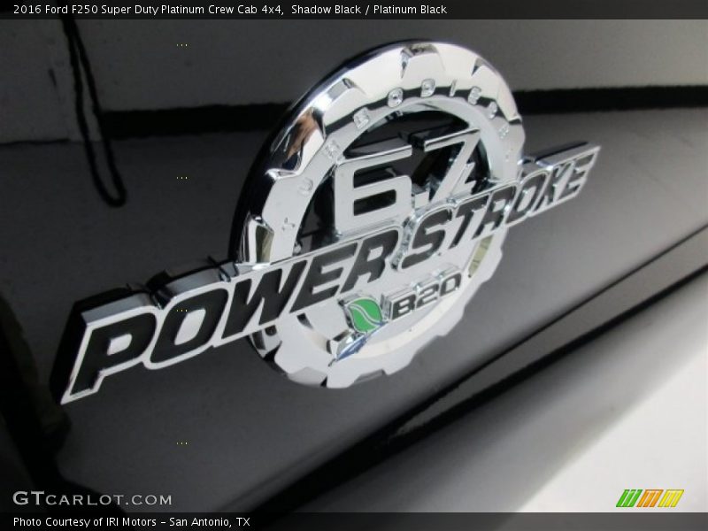 Shadow Black / Platinum Black 2016 Ford F250 Super Duty Platinum Crew Cab 4x4