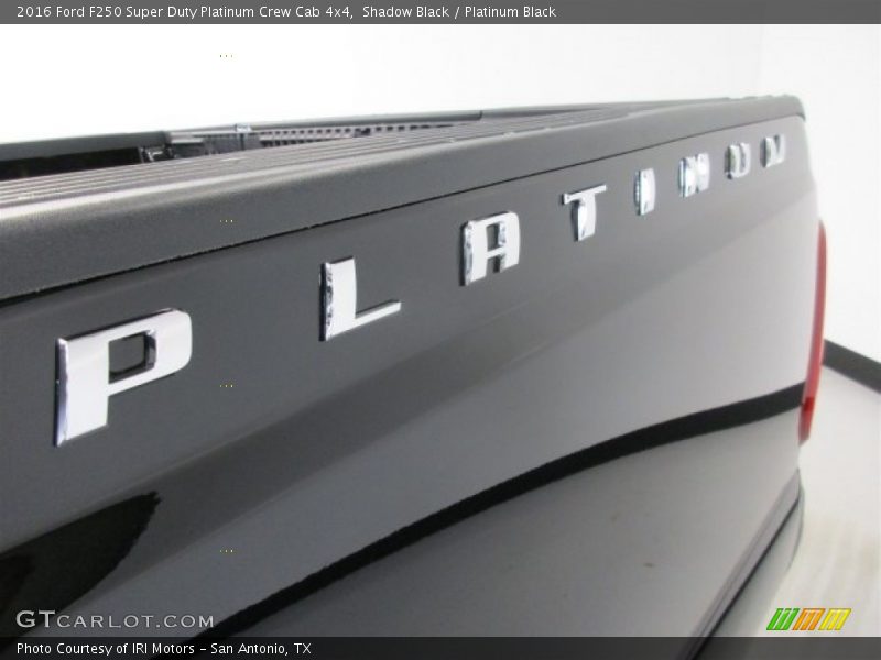 Shadow Black / Platinum Black 2016 Ford F250 Super Duty Platinum Crew Cab 4x4