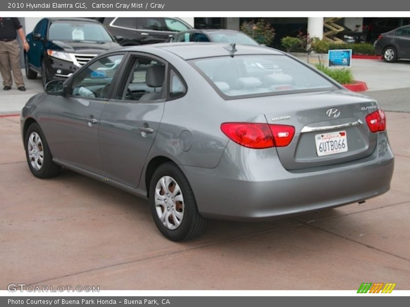 Carbon Gray Mist / Gray 2010 Hyundai Elantra GLS