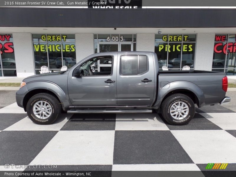 Gun Metallic / Graphite 2016 Nissan Frontier SV Crew Cab
