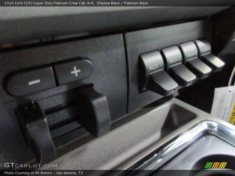 Shadow Black / Platinum Black 2016 Ford F250 Super Duty Platinum Crew Cab 4x4