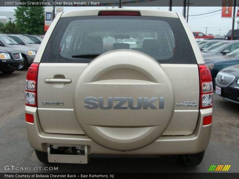 Clear Beige Metallic / Black 2007 Suzuki Grand Vitara