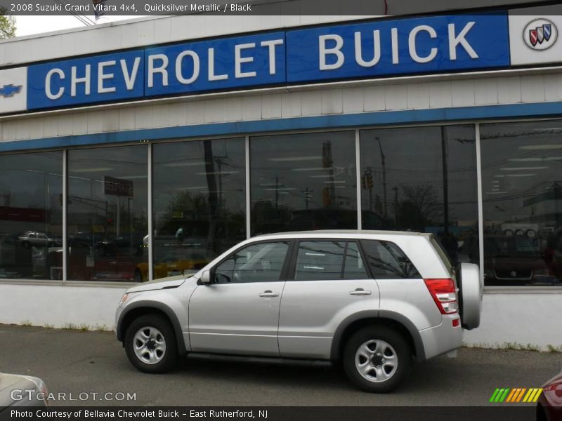 Quicksilver Metallic / Black 2008 Suzuki Grand Vitara 4x4