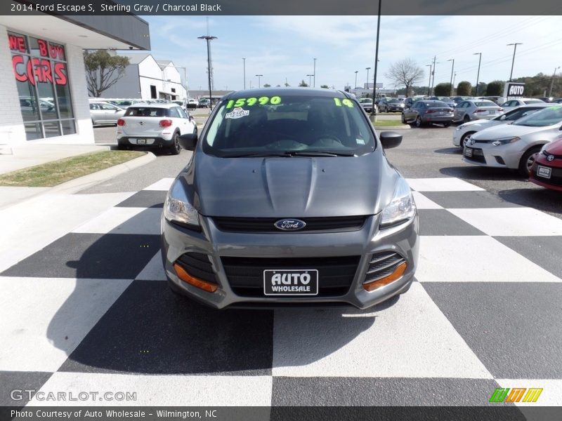 Sterling Gray / Charcoal Black 2014 Ford Escape S