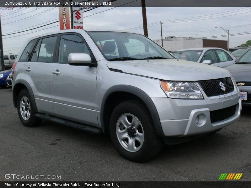 Quicksilver Metallic / Black 2008 Suzuki Grand Vitara 4x4