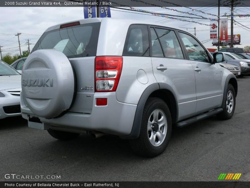 Quicksilver Metallic / Black 2008 Suzuki Grand Vitara 4x4