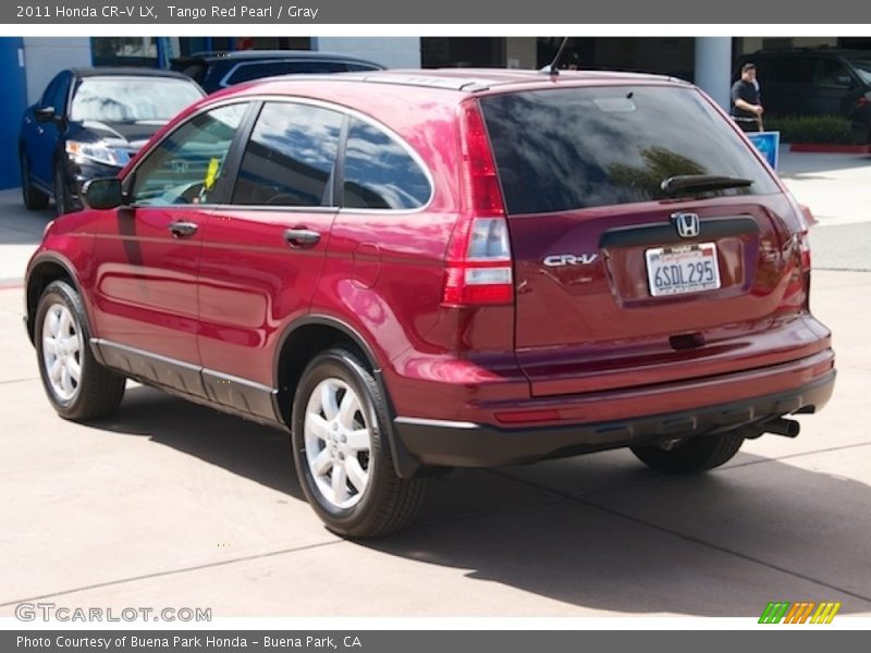 Tango Red Pearl / Gray 2011 Honda CR-V LX
