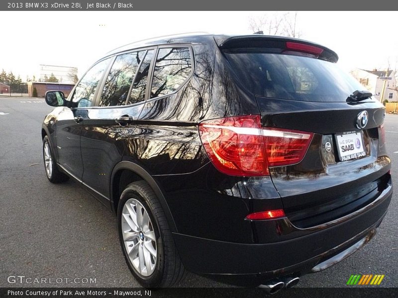 Jet Black / Black 2013 BMW X3 xDrive 28i