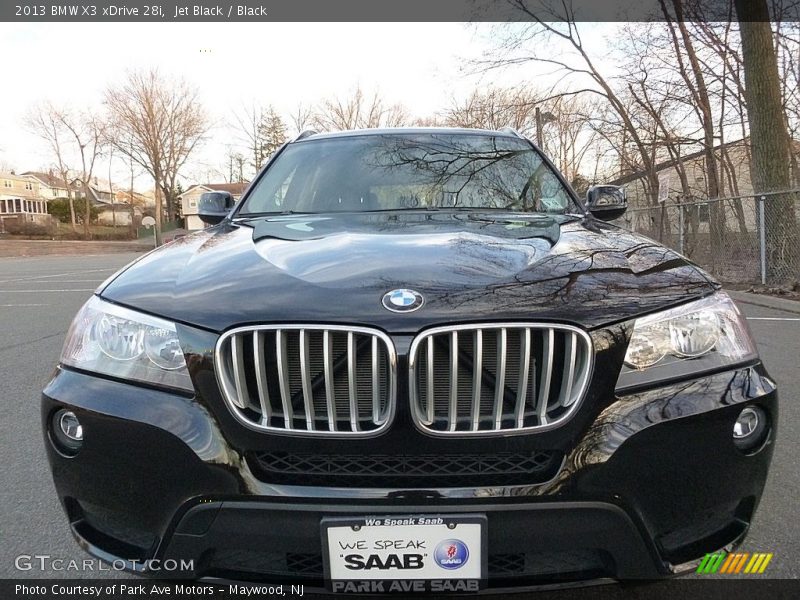 Jet Black / Black 2013 BMW X3 xDrive 28i