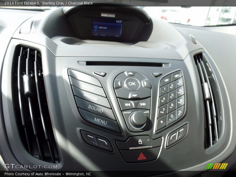 Sterling Gray / Charcoal Black 2014 Ford Escape S