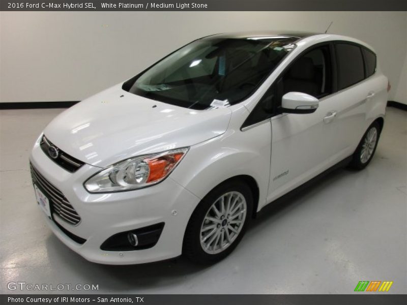 White Platinum / Medium Light Stone 2016 Ford C-Max Hybrid SEL