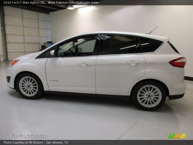 White Platinum / Medium Light Stone 2016 Ford C-Max Hybrid SEL