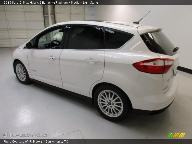 White Platinum / Medium Light Stone 2016 Ford C-Max Hybrid SEL