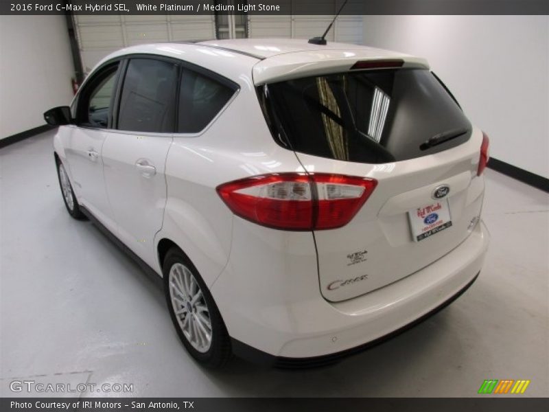 White Platinum / Medium Light Stone 2016 Ford C-Max Hybrid SEL