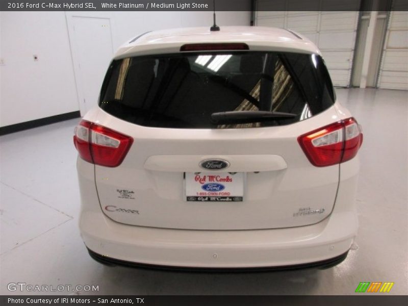 White Platinum / Medium Light Stone 2016 Ford C-Max Hybrid SEL
