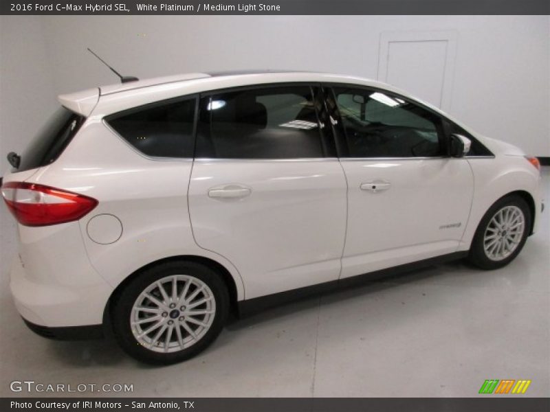 White Platinum / Medium Light Stone 2016 Ford C-Max Hybrid SEL