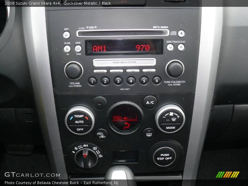 Quicksilver Metallic / Black 2008 Suzuki Grand Vitara 4x4