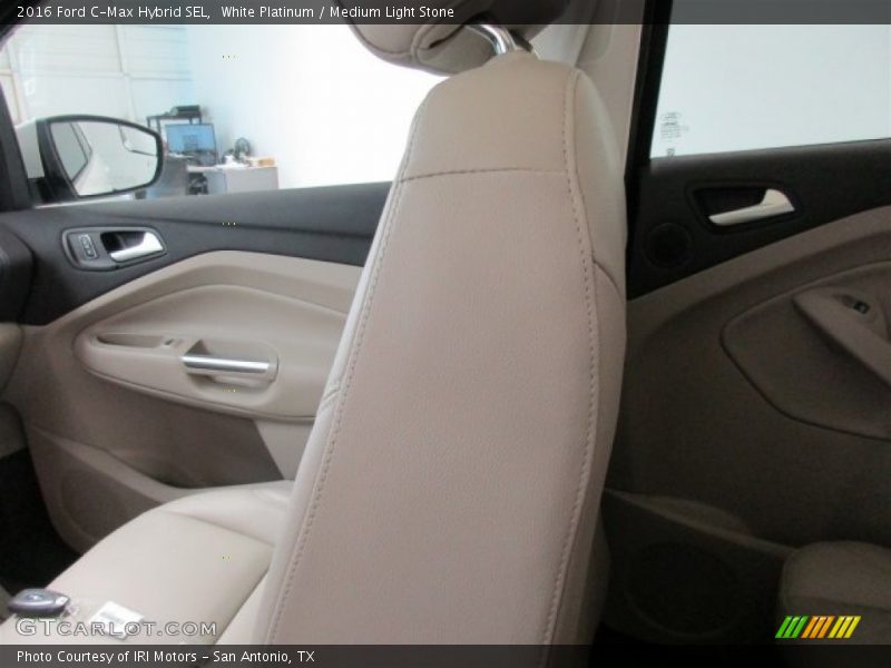 White Platinum / Medium Light Stone 2016 Ford C-Max Hybrid SEL