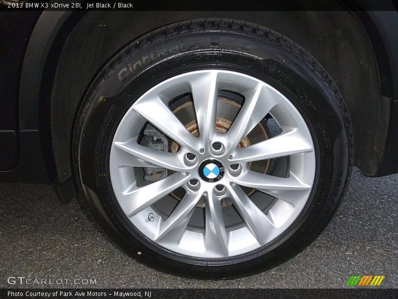 Jet Black / Black 2013 BMW X3 xDrive 28i