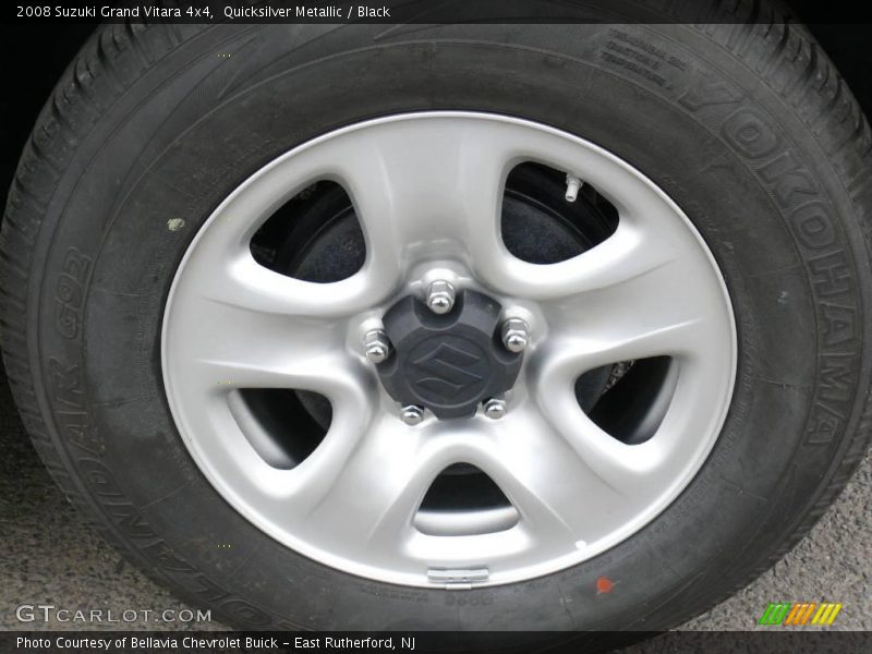 Quicksilver Metallic / Black 2008 Suzuki Grand Vitara 4x4