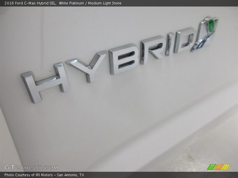 White Platinum / Medium Light Stone 2016 Ford C-Max Hybrid SEL