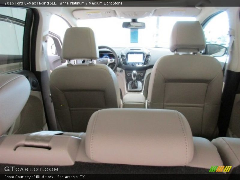 White Platinum / Medium Light Stone 2016 Ford C-Max Hybrid SEL