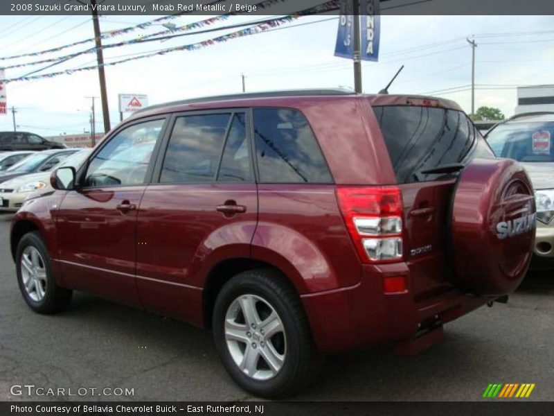 Moab Red Metallic / Beige 2008 Suzuki Grand Vitara Luxury