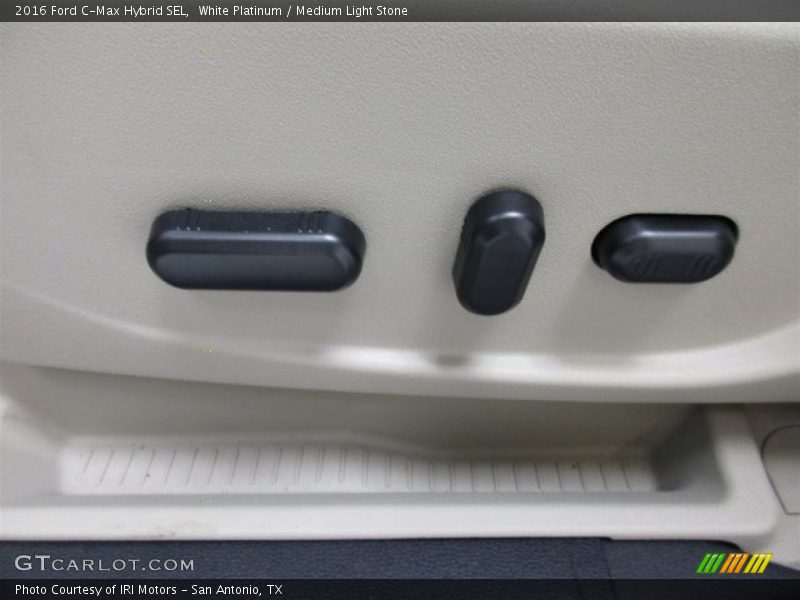White Platinum / Medium Light Stone 2016 Ford C-Max Hybrid SEL