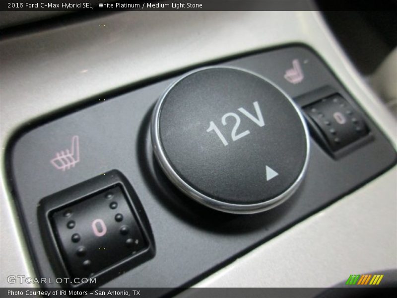 White Platinum / Medium Light Stone 2016 Ford C-Max Hybrid SEL