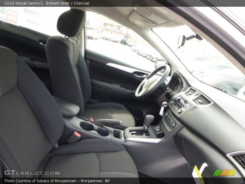 Brilliant Silver / Charcoal 2016 Nissan Sentra S