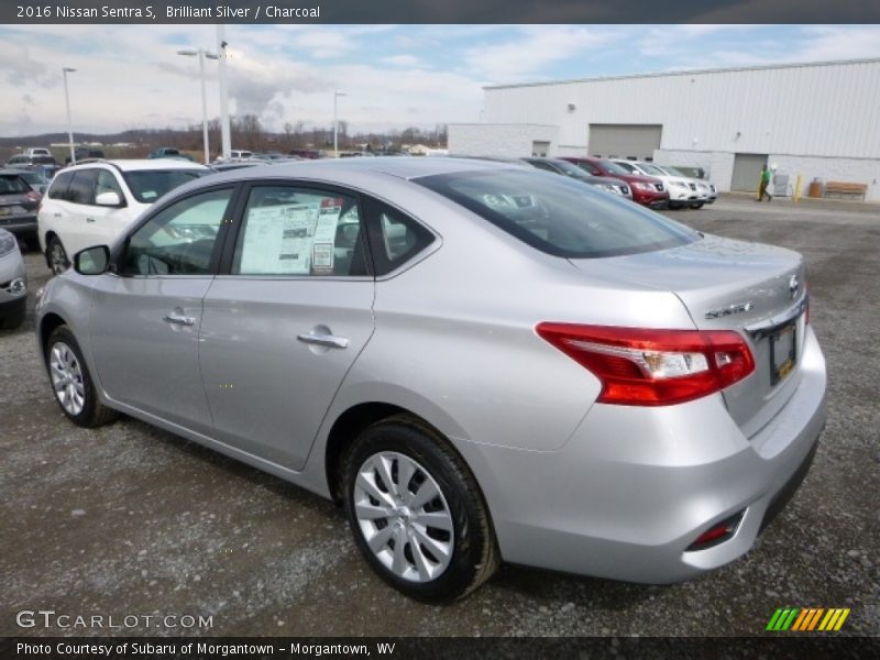 Brilliant Silver / Charcoal 2016 Nissan Sentra S