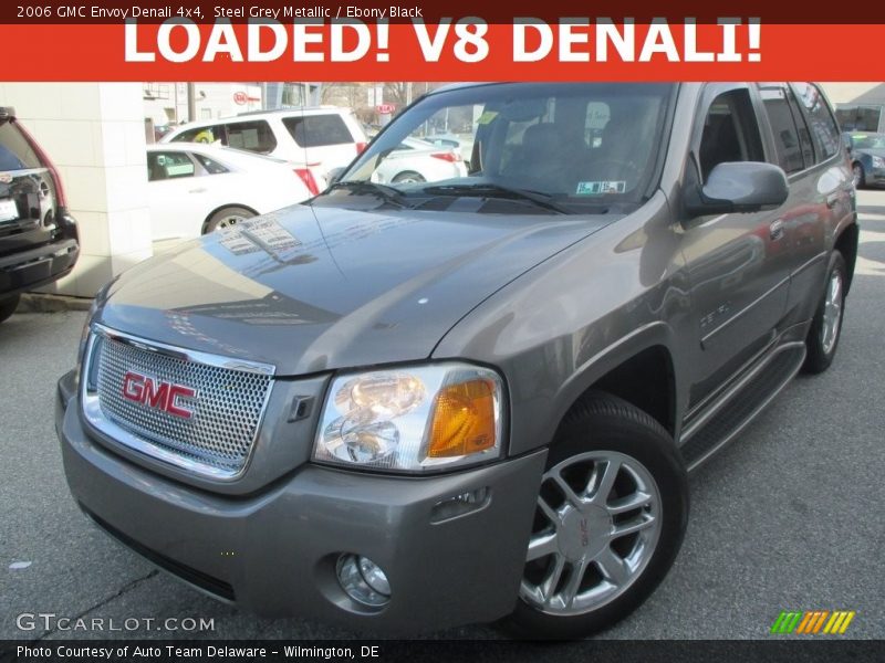 Steel Grey Metallic / Ebony Black 2006 GMC Envoy Denali 4x4