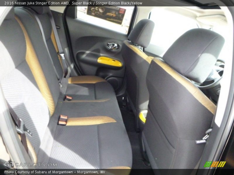 Rear Seat of 2016 Juke Stinger Edition AWD