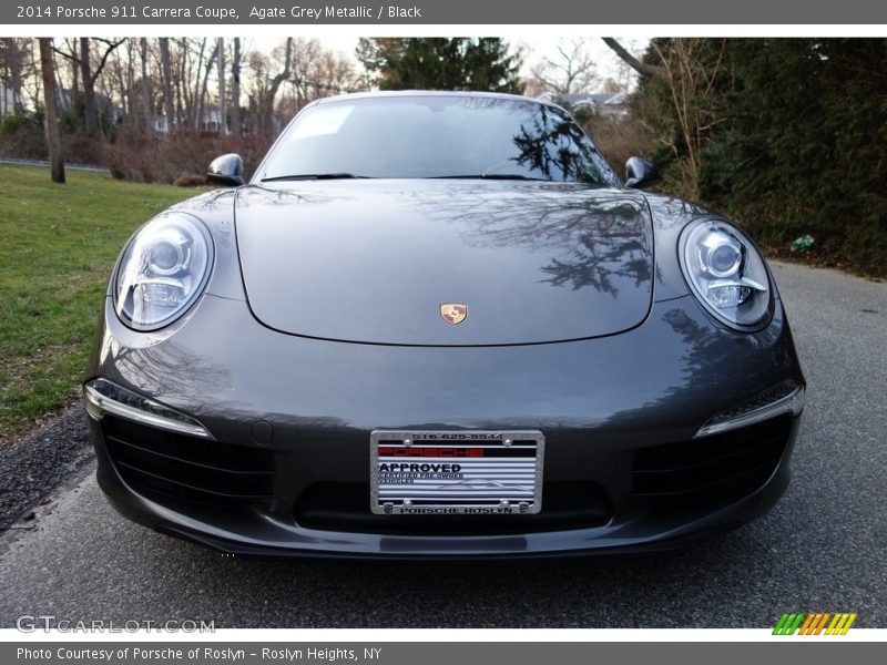 Agate Grey Metallic / Black 2014 Porsche 911 Carrera Coupe