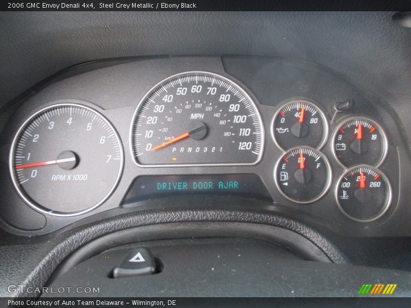 Steel Grey Metallic / Ebony Black 2006 GMC Envoy Denali 4x4
