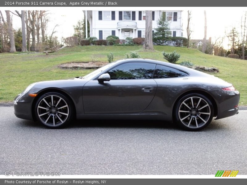 Agate Grey Metallic / Black 2014 Porsche 911 Carrera Coupe