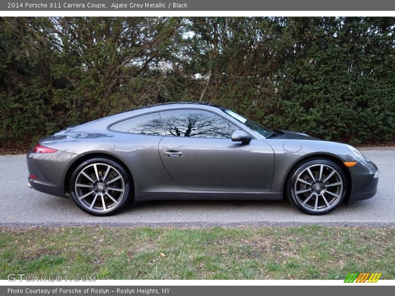 Agate Grey Metallic / Black 2014 Porsche 911 Carrera Coupe