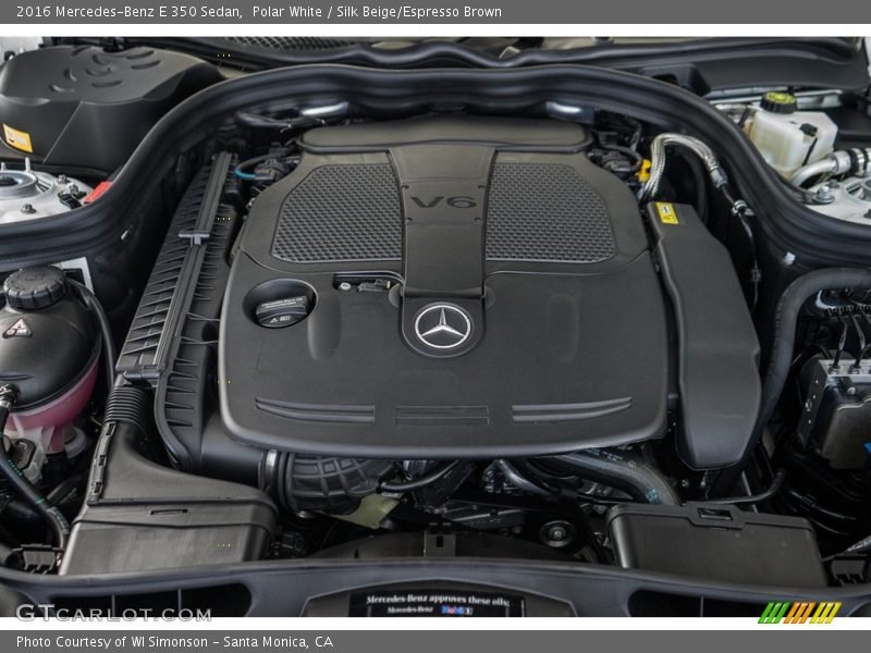 Polar White / Silk Beige/Espresso Brown 2016 Mercedes-Benz E 350 Sedan
