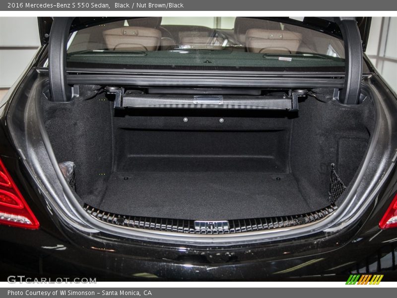 Black / Nut Brown/Black 2016 Mercedes-Benz S 550 Sedan