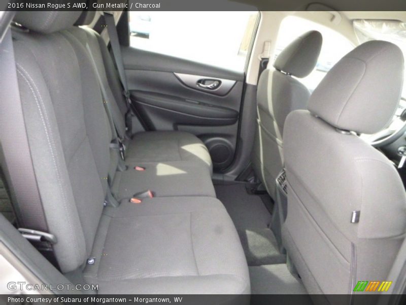 Gun Metallic / Charcoal 2016 Nissan Rogue S AWD