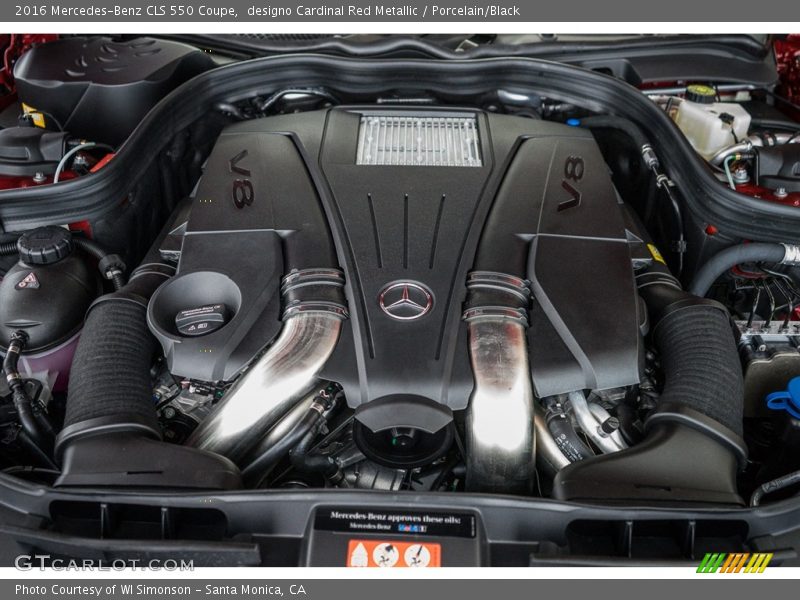  2016 CLS 550 Coupe Engine - 4.7 Liter DI Twin-Turbocharged DOHC 32-Valve VVT V8