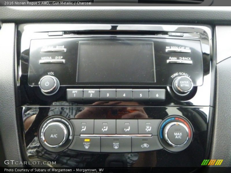 Gun Metallic / Charcoal 2016 Nissan Rogue S AWD