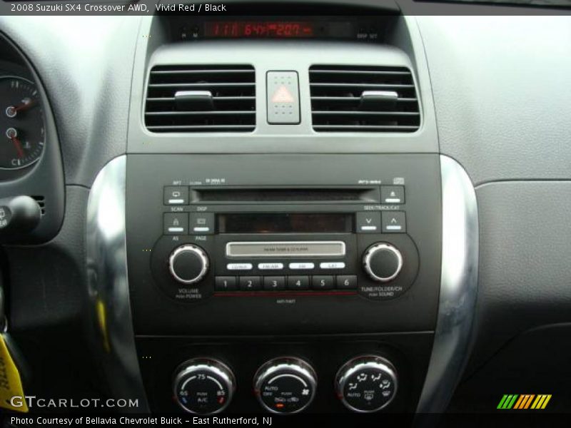 Vivid Red / Black 2008 Suzuki SX4 Crossover AWD