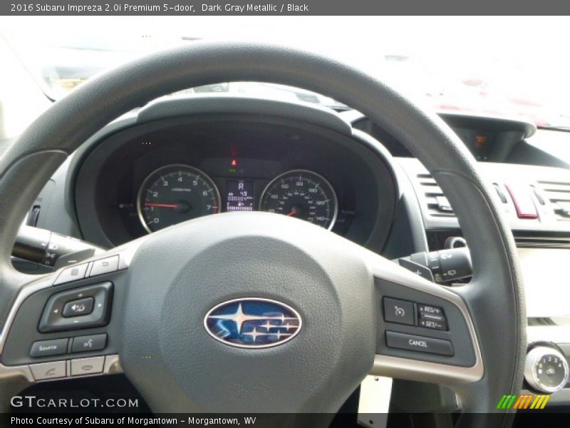 Dark Gray Metallic / Black 2016 Subaru Impreza 2.0i Premium 5-door